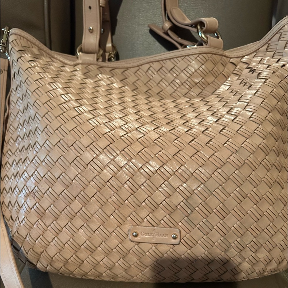 Cole Haan cashew color, Devin tote. - Picture 7 of 7